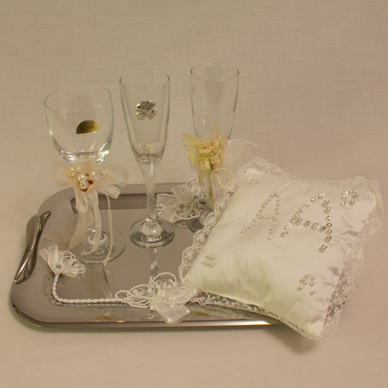 Wedding Glasses & Trays